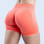 Impact Shorts with Logo Low Waist Seamless Yoga Shorts Scrunch Bum Gym Shorts Workout Biker Short Stretch Fitness Clothing