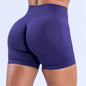 Impact Shorts with Logo Low Waist Seamless Yoga Shorts Scrunch Bum Gym Shorts Workout Biker Short Stretch Fitness Clothing
