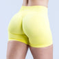 Impact Shorts with Logo Low Waist Seamless Yoga Shorts Scrunch Bum Gym Shorts Workout Biker Short Stretch Fitness Clothing