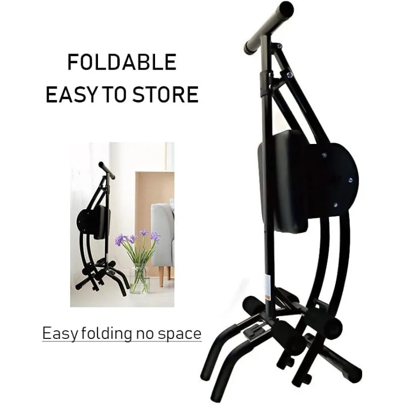 BIGTREE Fitness Ab Machine, Core & Abdominal Workout Equipment Sports Strength Training Adjustable Height on Neck，