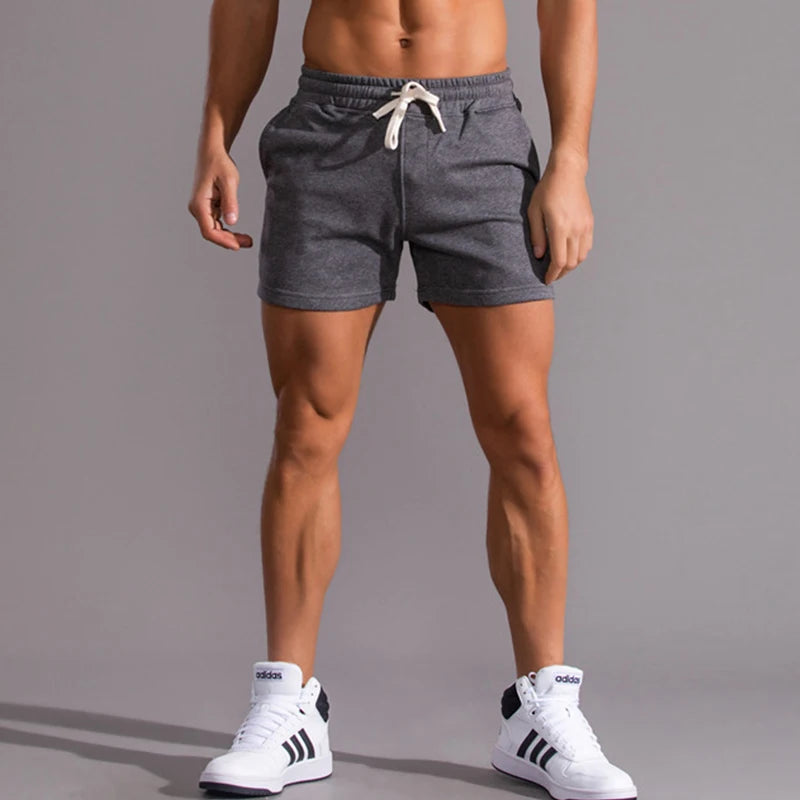Summer Men Gym Sport Shorts Cotton Running Shorts Male Quick Dry Training Fitness Shorts Crossfit Basketball Shorts Gym Clothing