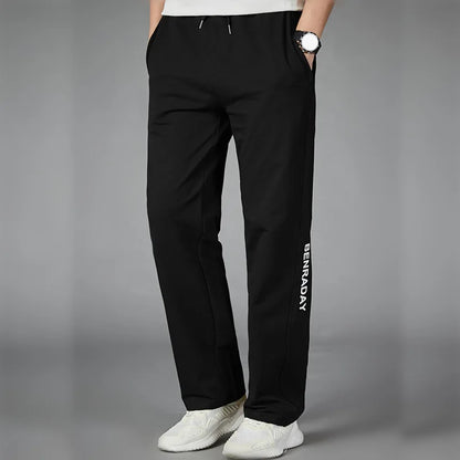 Men Running Pants Joggers Sweatpant Spring Autumn Jogging Sport Trousers Loose Gym Fitness Straight Breathable Active Pants 5XL