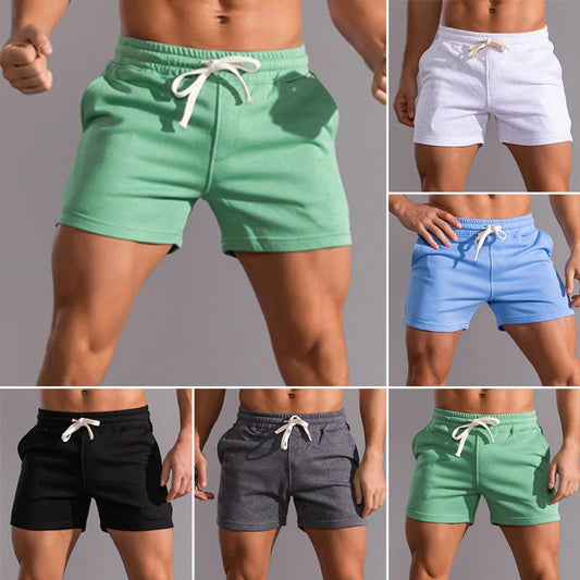 Summer Men Gym Sport Shorts Cotton Running Shorts Male Quick Dry Training Fitness Shorts Crossfit Basketball Shorts Gym Clothing