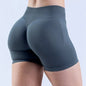 Impact Shorts with Logo Low Waist Seamless Yoga Shorts Scrunch Bum Gym Shorts Workout Biker Short Stretch Fitness Clothing