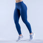 With Logo women Curl Up Seamless Yoga Pants High Quality Leggings Low Ribbed Fitness Pants High Stretch Fitness Tights