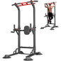 soges Power Tower Pull Up Bar Station, Height Adjustable Heavy Duty Strength Home Training Fitness Workout Equipment